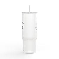 40oz Engraved Insulated Tumbler with Handle — "Blessed, Farm Raised, Field Tested"