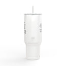 40oz Engraved Insulated Tumbler with Handle — "Blessed, Farm Raised, Field Tested"