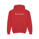 Youth Hoodie - "#farmraised" Minimal Farm Kid Pullover